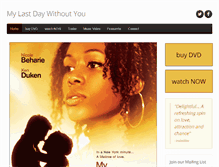 Tablet Screenshot of mylastdaywithoutyou.com